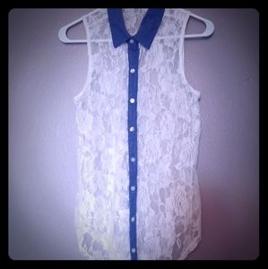 Lace summer top
